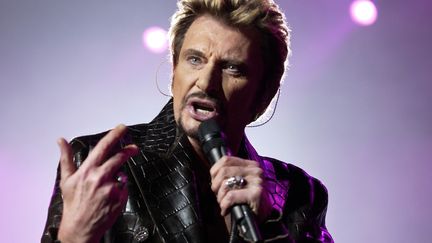 Johnny Hallyday en 2003 à Paris
 (BERTRAND GUAY / AFP)