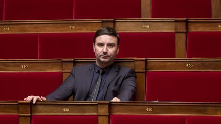 Le député Laurent Grandguillaume lors d'une séance de questions au gouvernement, dans l'hémicycle de l'Assemblée nationale, à Paris, le 22 juin 2016. (MAXPPP)