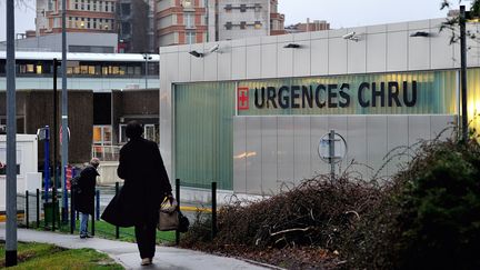 Le CHRU de Lille (Nord), le 24 janvier 2014.&nbsp; (PHILIPPE HUGUEN / AFP)