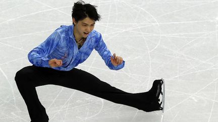 Le jeune prodige japonais Yuzuru Hanyu (ADRIAN DENNIS / AFP)