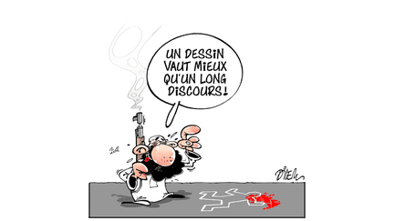 Un dessin du caricaturiste alg&eacute;rien Dilem.&nbsp; (DILEM)