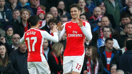 Olivier Giroud, l'attaquant d'Arsenal, a signé un doublé face à Middlesbrough (2-0) en Cup.