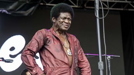 Charles Bradley sur scène le 16 juillet 2017 au Forecast Music Festival, à Louisville (Kentucky, USA)
 (Amy Harris / AP / Sipa)