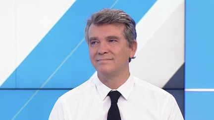 Prix de l’énergie : pour Arnaud Montebourg, "l’absurdité de la réglementation européenne doit cesser" (CAPTURE D'ECRAN "DIMANCHE EN POLITIQUE" / FRANCE 3)