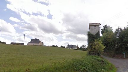 C'est au bout de ce chemin qu'est r&eacute;apparu le chat Olive, le 20 janvier 2014, &agrave; Pl&eacute;rin (C&ocirc;tes-d'Armor). ( GOOGLE MAPS / FRANCETV INFO )