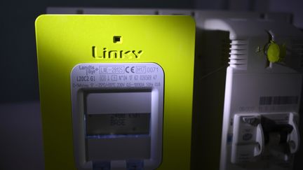 Un compteur Linky à Saint-Symphorien (Deux-Sèvres),&nbsp;le 24 novembre 2017. (DAMIEN MEYER / AFP)