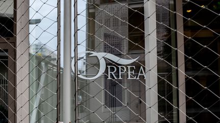 Une maison de retraite Orpea, à Paris, le 15 février 2022. (ARNAUD PAILLARD / HANS LUCAS / AFP)