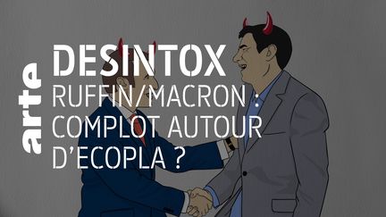 Non, il n'y a pas eu de connivence entre Emmanuel Macron et François Ruffin sur ECOPLA (ARTE/LIBÉRATION/2P2L)