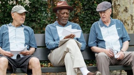 Alan Arkin, Morgan Freeman et Michael Caine dans "Braquage à l'ancienne de Zach Braff
 (Warner Bros.)