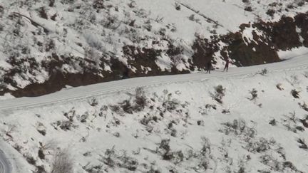 En Ariège, le ski de fond a connu l’an dernier un engouement sans précédent, et cela semble continuer cet hiver, comme à la station le&nbsp;Chioula,&nbsp;située&nbsp;dans les Vallées d’Ax. (CAPTURE ECRAN FRANCE 2)