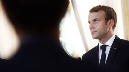 Le président de la République, Emmanuel Macron, le 22 septembre 2017 à Paris. (DENIS ALLARD / REA)