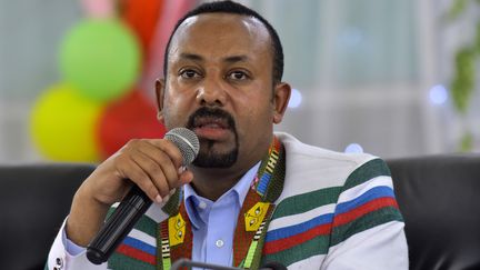 Le Premier ministre éthiopien Abiy Ahmed, le 15 septembre 2019 à Bonga. (MICHAEL TEWELDE / AFP)