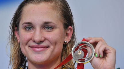 Maddie Groves&nbsp;a été médaillée d'argent sur le 200 mètres papillon et sur le relais 4x100 m aux Jeux de Rio en 2016.&nbsp; (GLYN KIRK / AFP)