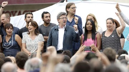 L'ancien candidat à la présidentielle, Jean-Luc Mélenchon, le 15 juin 2017 à Marseille (Bouches-du-Rhône). (CLAUDE PARIS / AP / SIPA)