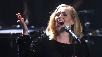 La chanteuse Adèle en Allemagne, en décembre 2015
 (Henning Kaiser/dpa/picture-alliance/MaxPPP)