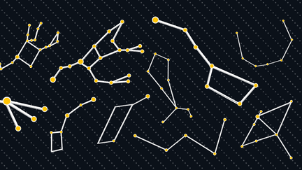 Révisez vos constellations avant la Nuit des étoiles grâce à franceinfo.fr. (BATISTE POULIN / FRANCEINFO)