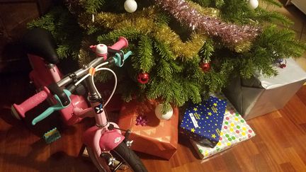 Des cadeaux sous un sapin pour Noël. Photo d'ullustration. (ANNE ORENSTEIN / RADIO FRANCE)