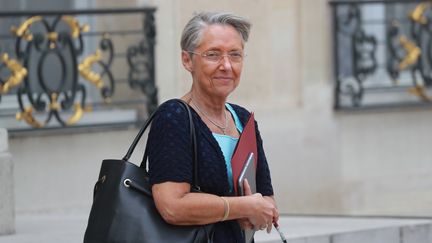 Elisabeth Borne au palais de l'Elysée, le 29 juin 2020, à Paris. (LUDOVIC MARIN / AFP)