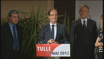 François hollande à Tulle, le 11 mai 2012 (FTV)