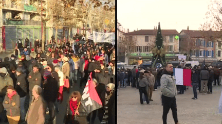 Mort de Thomas à Crépol : un an après, deux manifestations d'ultradroite et de gauche se sont organisées à Romans-sur-Isère