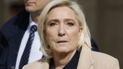 Marine Le Pen, le 20 mars 2024. (LUDOVIC MARIN / POOL)