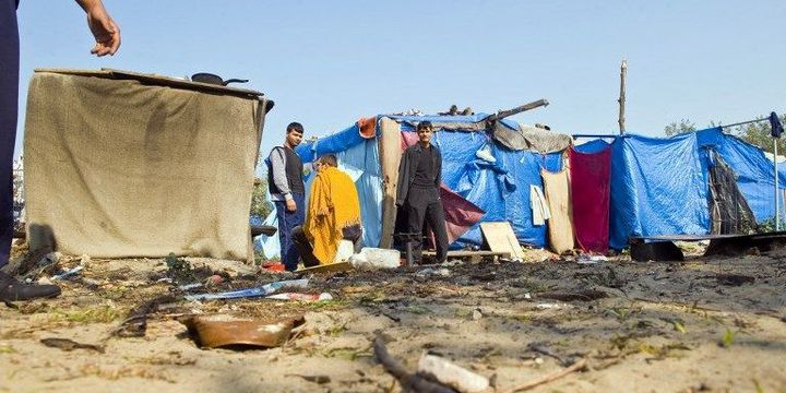 La «jungle» de Calais en septembre 2009. (Philippe Huguen/AFP)