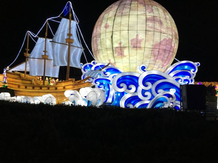 Illuminations de Thoiry, "Lumières sauvages". (INGRID POHU / RADIO FRANCE)