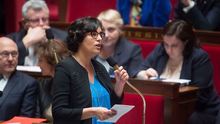 &nbsp; (Myriam El Khomri doit prendre la parole ce mardi pour défendre son projet de loi Travail © SIPA/CHAMUSSY)