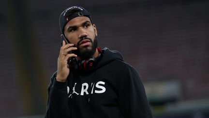 Eric Choupo-Moting le 5 novembre 2018 à Naples.&nbsp; (ARNAUD JOURNOIS / MAXPPP)