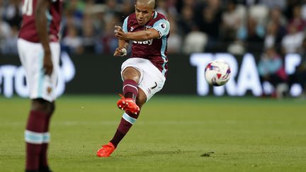 Sofiane Feghouli n'est apparu qu'à sept reprises sous le maillot de West Ham cette saison.  (IAN KINGTON / AFP)