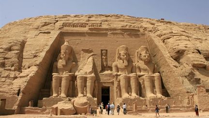 Le temple d'Abou Simbel, dans le sud de l'Egypte, destination très prisée des touristes (24/09/2008) (AFP / Khaled Desouki)