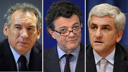 François Bayrou - Jean-Louis Borloo - Hervé Morin (AFP - S. Agostini/J. Demarthon/E. Dunand)