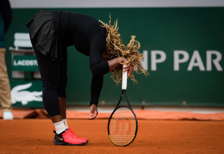 Serena Wiliams lors du premier tour. (ROB PRANGE / SPAINDPPI)