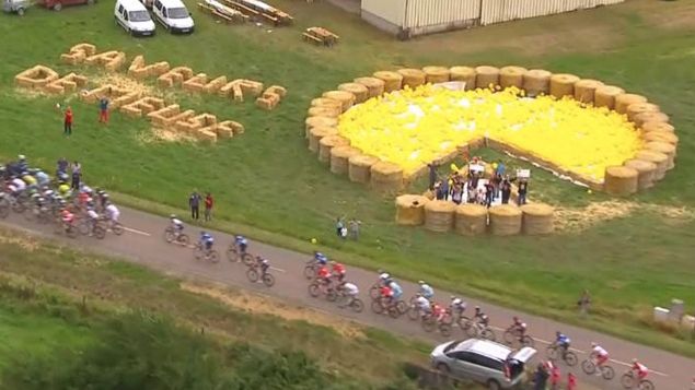 &nbsp; (La tarte aux mirabelles réalisée par les agriculteurs de la Meuse © Capture d'écran France TV)