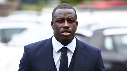 Le footballeur Benjamin Mendy, le 15 août 2022 à Chester en Angleterre. (PAUL ELLIS / AFP)