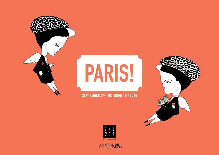 Affiche de l'exposition "Paris!" au Bon Marché
 (Le Bon Marché)