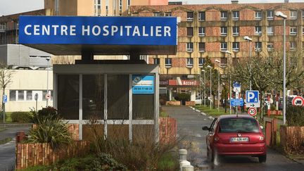 L'hôpital de Dax, victime d'une cyberattaque le 10 février 2021. (GAIZKA IROZ / AFP)