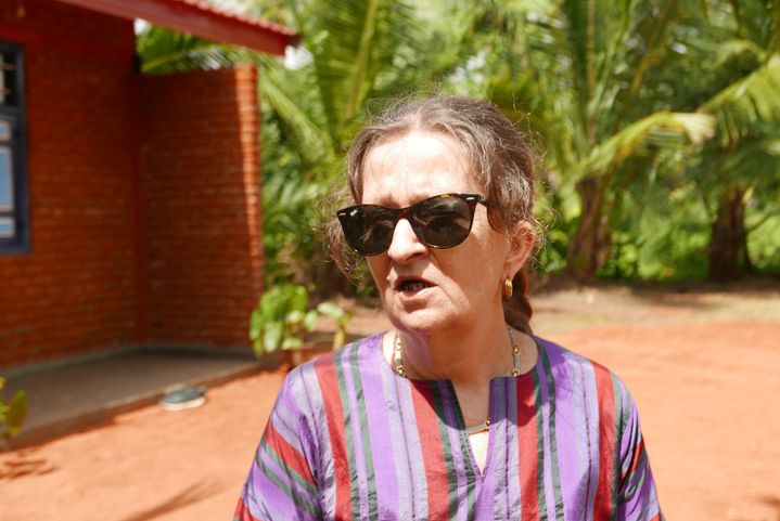 Patricia Wickramasinghe in Audangawa: "The association has turned into a much more educational component with the construction of a first kindergarten" (EMMANUEL LANGLOIS)