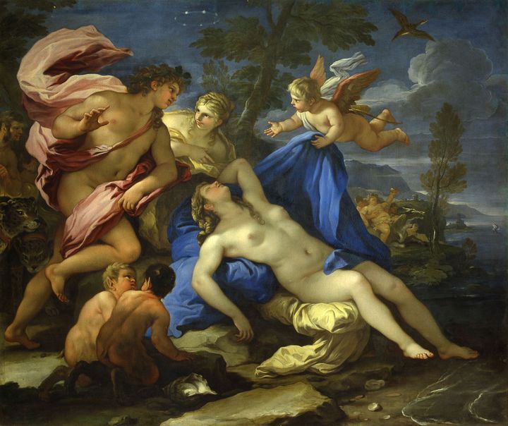 Luca Giordano, "Ariane abandonnée" (Ariana Abbandonata),1675-1680, Musée de Castelvecchio, Vérone, Italie (© Verona, Museo di Castelvecchio, Archivio fotografico (foto Umberto Tomba, Verona))