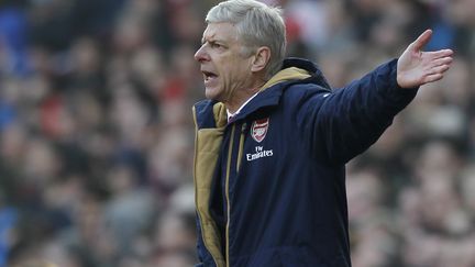 Arsène Wenger, l'entraîneur français d'Arsenal.  (IAN KINGTON / AFP)