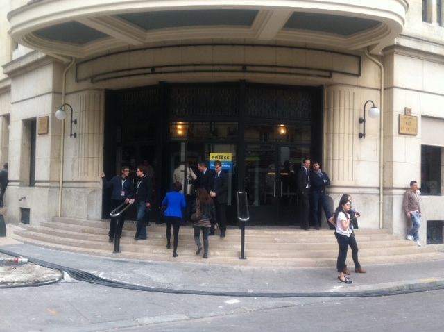 Entrée de la Maison de la Mutualité dans le 5ème arrondissement de Paris. (CR)