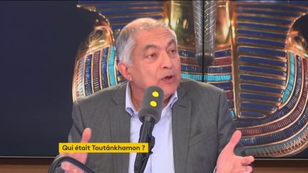 Le journaliste et écrivain spécialiste de l'Égypte, invité du "8h30 Fauvelle-Dély", le vendredi 22 mars 2019.&nbsp; (FRANCEINFO / RADIOFRANCE)