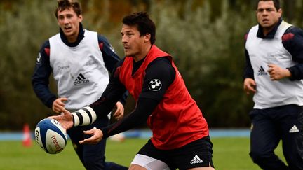 François Trinh-Duc, et Baptiste Serin à l'entraînement