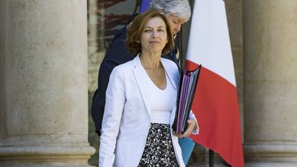 Florence Parly à l'Elysée, le 3 août 2018.&nbsp; (GEOFFROY VAN DER HASSELT / AFP)