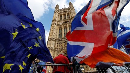 Le Parlement britannique, le 14 mars 2019.&nbsp; (TOLGA AKMEN / AFP)