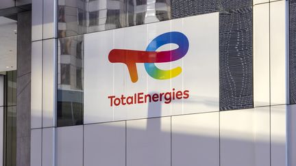 Les bureaux de TotalEnergies à Houston (Etats-Unis). (VINCENT ISORE / MAXPPP)