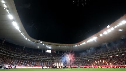 Le stade Akron de Guadalajara où se dérouleront des matchs de la Coupe du monde de football est situé à 1 500 mètres d'altitude, ( photo d'illustration,  le 27 janvier 2024). (ULISES RUIZ / AFP)