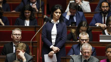 La députée La République en marche Sonia Krimi, le 19 décembre 2017 à l'Assemblée nationale. (PATRICK KOVARIK / AFP)