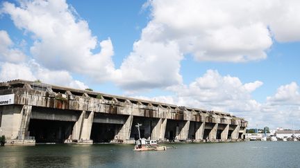 La base sous-marine de Bordeaux le 22 juin 2016.
 (Guillaume Bonnaud/PHOTOPQR/SUD OUEST/MAXPPP)