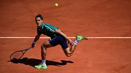 Pierre-Hugues Herbert&nbsp;lors du 1er tour de Roland-Garros, le 31 mai 2021. (MARTIN BUREAU / AFP)